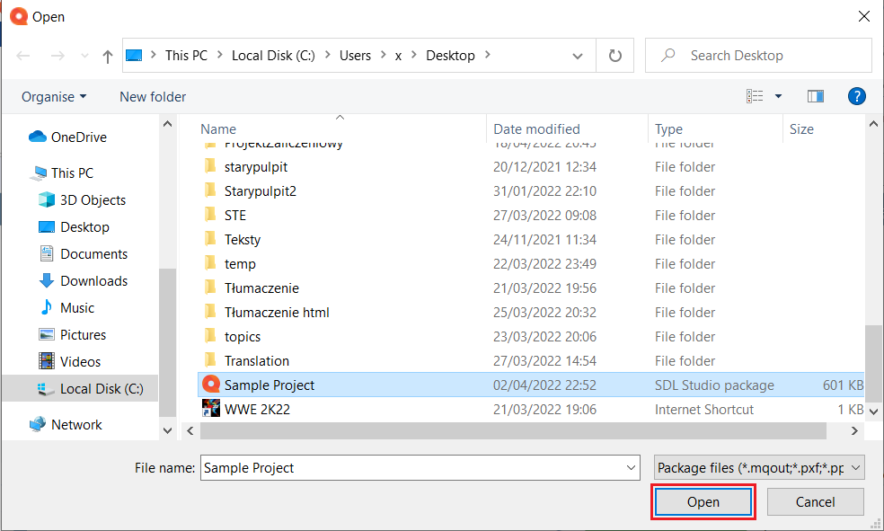 How To Open A Trados Package File In MemoQ - Migration Between CAT Tools